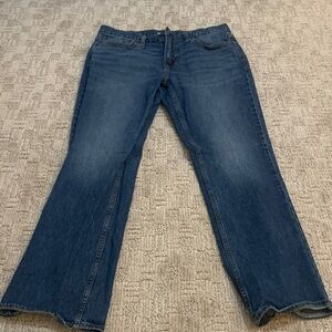 Old Navy Women's Wide Leg Jeans in Classic Blue